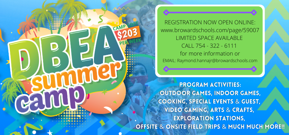DBEA Summer Camp Banner